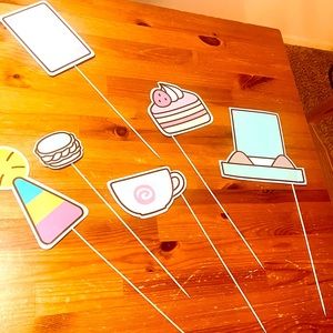 Pusheen Themed Photo Birthday Props